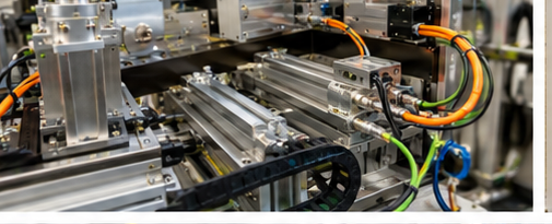 Câblage électrique sur machine industrielle
